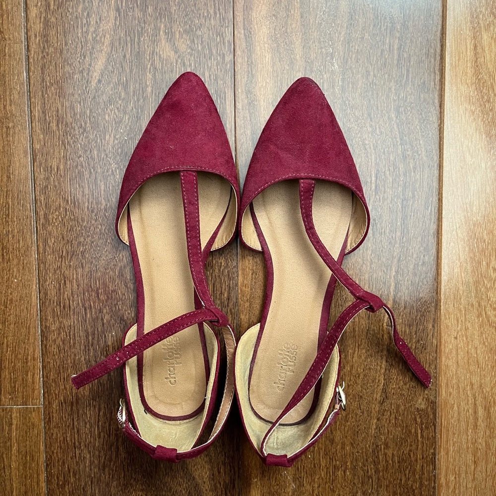 Charlotte Russe Pointed Toe Ballet Flats